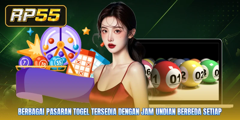 Berbagai pasaran togel tersedia dengan jam undian berbeda setiap