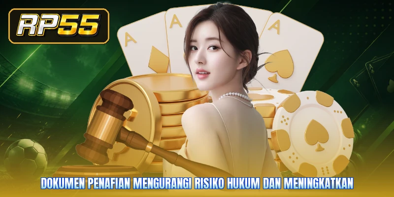 Dokumen penafian mengurangi risiko hukum dan meningkatkan