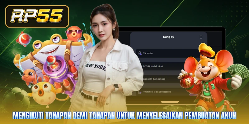 Mengikuti tahapan demi tahapan untuk menyelesaikan pembuatan akun