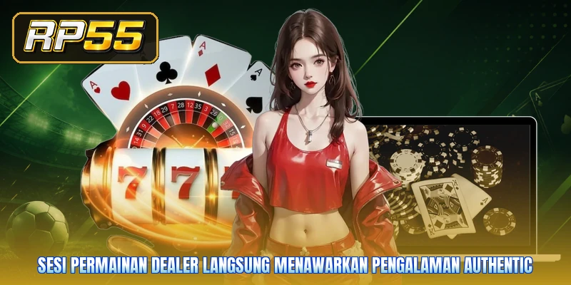 Sesi permainan dealer langsung menawarkan pengalaman authentic