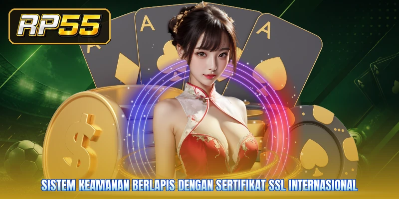 Sistem keamanan berlapis dengan sertifikat SSL internasional